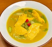 Steamed Egg Dumplings with Loofah