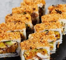 Egg Yolk Squid Rolls