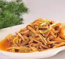 Fried Tofu with Shredded Pork