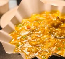Golden Soup Seafood Tofu