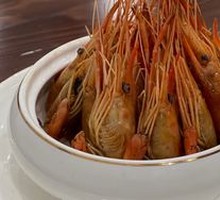 Steamed and Drunk Freshwater Shrimp