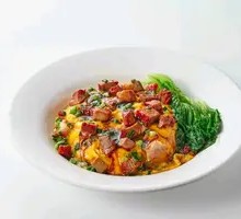 Scallion Char Siu Egg Fried Rice