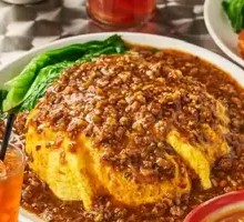 Secret Sauce Meat Stir-Fried Egg Rice