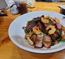 Shrimp and Eel Stir-fry