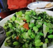 Hand-Pulled Vegetable Stir-Fried with Bamboo Shoots and Edamame