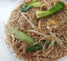 Beef Sausage Egg Fried Rice Noodles