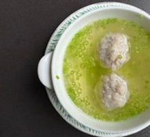 Bone Soup with Celery, Taro and Pork Meatballs