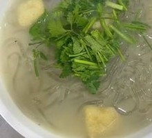 Duck Blood and Vermicelli Soup