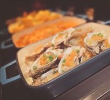 Garlic Roasted Oysters