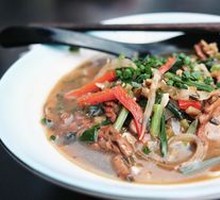 Stir-fried Kidney Noodles with Sichuan Sauce