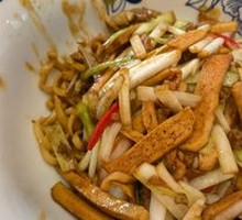 Fried Tofu and Pork Stir-fry