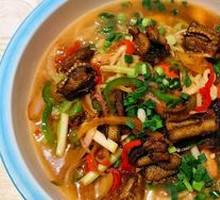 Shrimp, Pork Kidney, and Eel Noodles