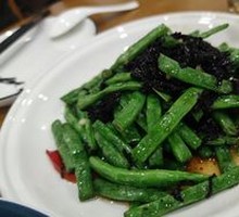 Preserved Mustard Greens with String Beans