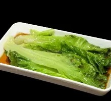 Boiled lettuce