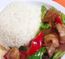 Stir-fried Pork with Rice