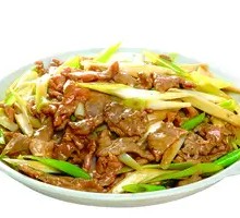 Scallion Stir-Fried Lamb Rice