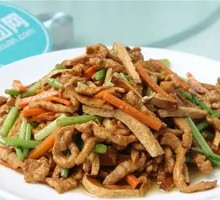 Fried Tofu with Shredded Pork