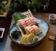 Salmon Sashimi Three Cuts