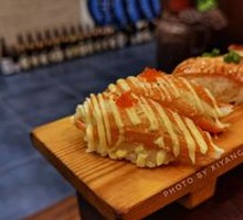 Flame Emperor Crab Stick Sushi