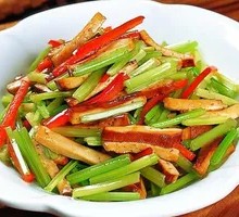 Celery and Tofu Skin Stir-Fry