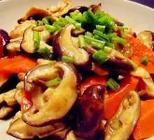 Shiitake Mushroom and Pork Slices