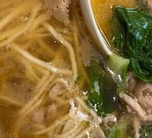 Vegetable and Pork Noodles