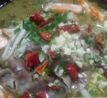 Spicy Sichuan Beef with Pickled Cabbage