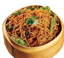 Braised Pork Belly with Green Beans Noodles