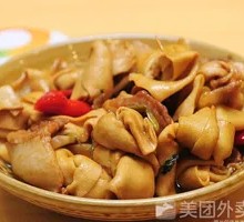 Fried Tofu Skin with Pork