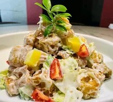 Pineapple Fried Dough Salad