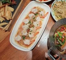 Garlic Shrimp with Rice Noodles