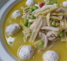 Pork Tripe and Meatball Stew