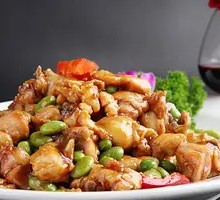 Chicken with Edamame