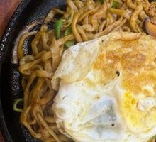 Beef Noodle in Iron Plate