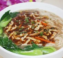 Vegetable and Pork Noodles