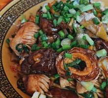 Stir-Fried Pork Intestines and Kidney Salad