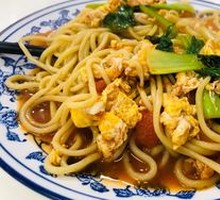 番茄鸡蛋炒拉面