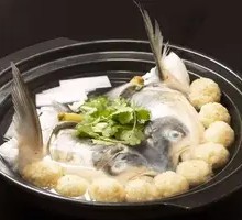 Spring Water Fish Head with Fish Ball Dumplings