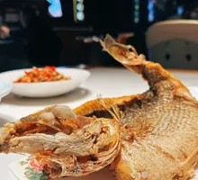 Salt-Roasted Half Sea Bass, Shredded