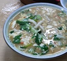 Bok Choy Tofu Rice Cake