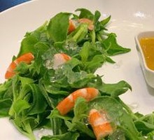 Fresh Shrimp Ice Plant Salad