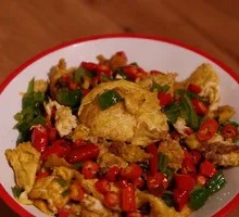 Chopped Pepper Stir-Fried Eggs