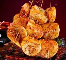 Charcoal-Roasted Golden Potato Slices