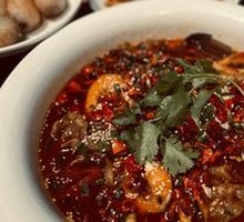 Spicy Beef Blood Hot Pot