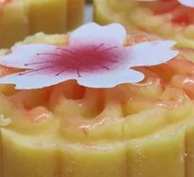 Cherry Blossom Mochi Cake