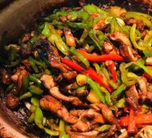 Stir-Fried Eel with Green Pepper