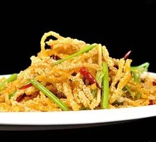Dry-Fried Sesame Lotus Root Strips