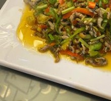 Stir-Fried Eel Strips