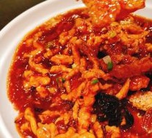 Fish-Flavored Pork with Crispy Rice Noodles