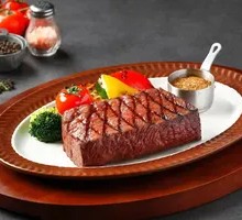 Charcoal Grilled Denver Steak